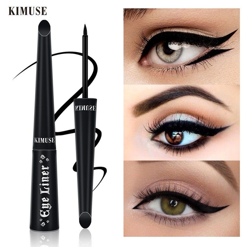 (READY &amp; ORI) Kimuse Rose Matte Waterproof Liquid Eyeliner Soft And Hard Brush 611