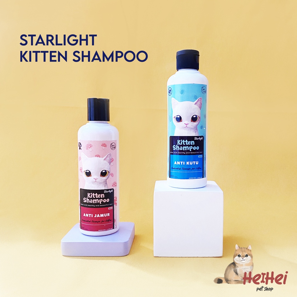 Starlight Shampoo Kitten 250 ml - Shampo Anti Kutu dan Anti Jamur Anak Kucing