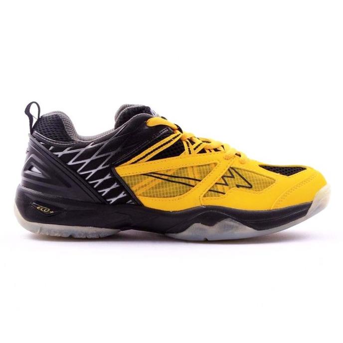 PROMO SEPATU BADMINTON EAGLE SS PRO WARNA KUNING - SEPATU BULU TANGKIS DFG4546D6H
