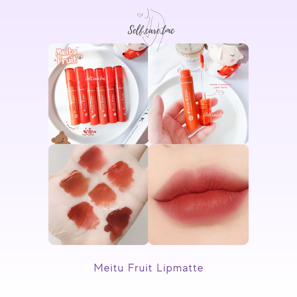 Meitu Fruit Lipmatte. 100% Original Thailand