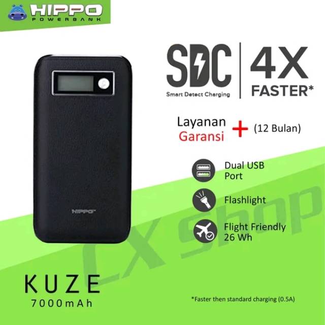 Hippo Kuze Power Bank
