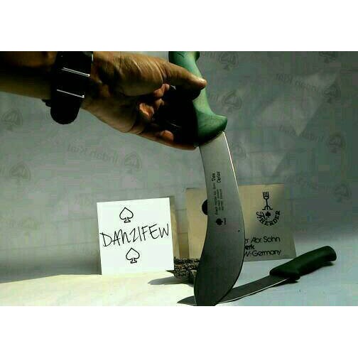 Pisau Jagal Tjap Garpu || Pisau Sembelih 10" SS Don Carlos Germany