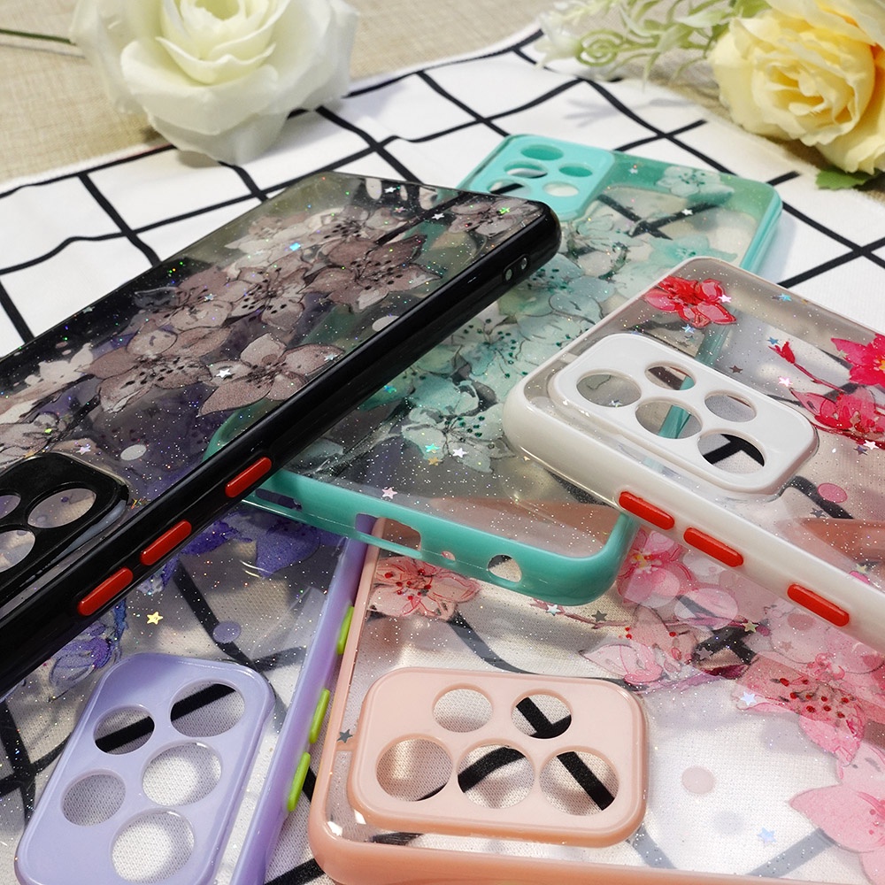 SOFTCASE MOTIF BUNGA SAMSUNG A02 A22 A22 5G A52 A72 J2 PRIME A3S A9 2020 A5 2020 C20 4G Y17 Y15 Y12 NOTE 9 M3 X3 CASE FLORIST