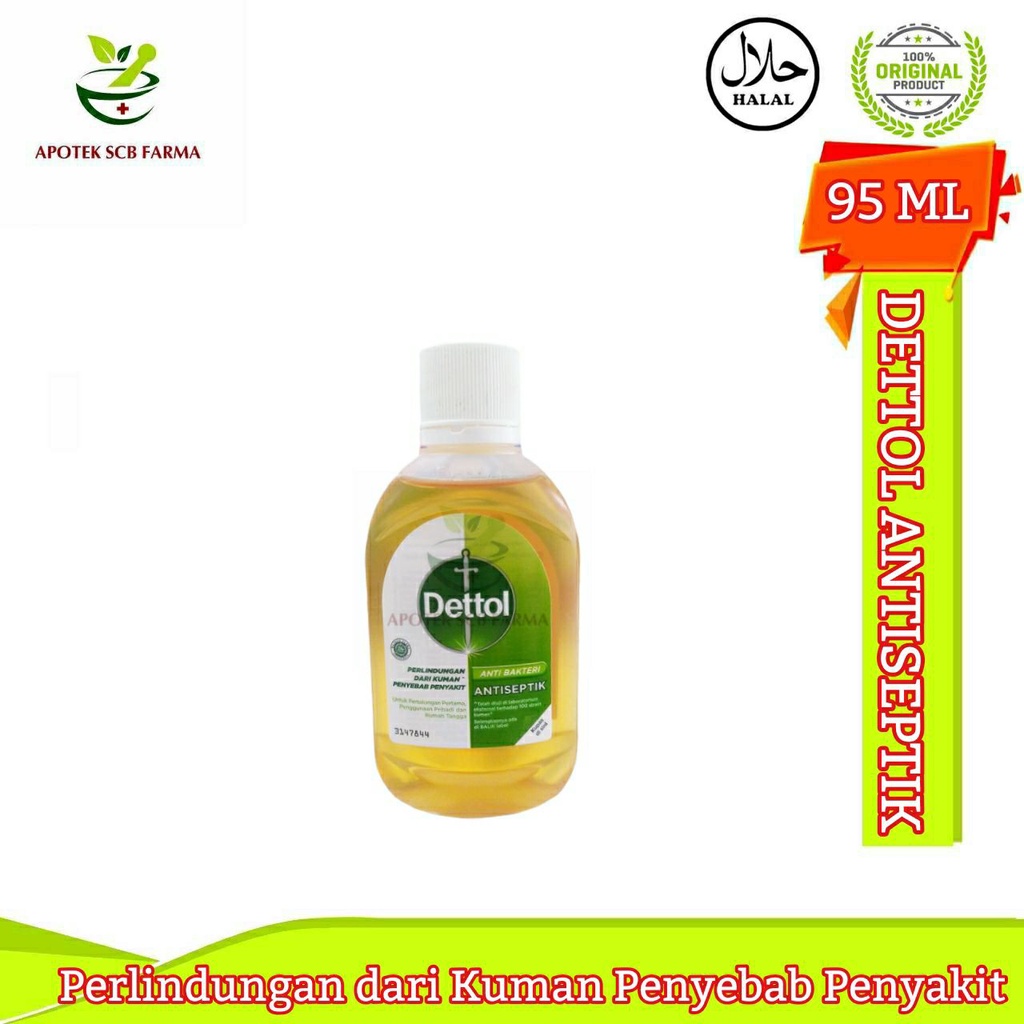 Dettol Antiseptik Cair 95ml /Sabun Cair Dettol