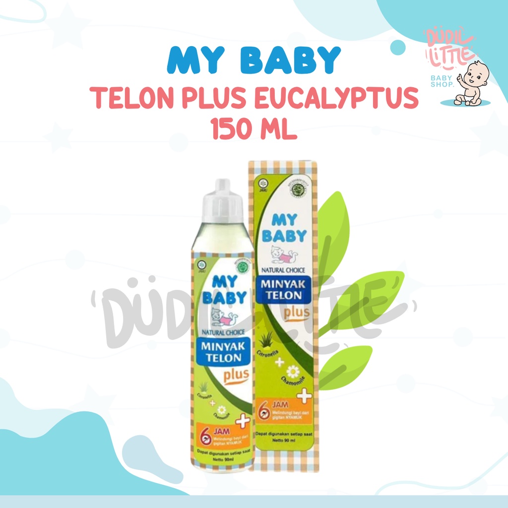 My Baby Minyak Telon Plus Eucalyptus dan Lavender 60 ml - 90 ml - 150 ml Anti Nyamuk 100% ORI