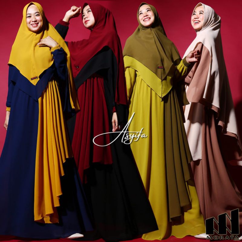 GAMIS SYARI INAYAH / ASYIFA COUPLE IBU ANAK ORI MORATA