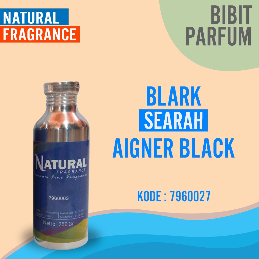 BIBIT PARFUM MURNI AIGNER BLACK - BLARK NATURAL FRAGRANCE 100 ML