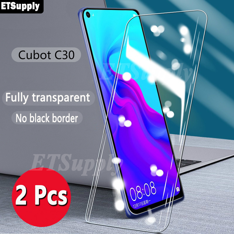 2pcs Pelindung Layar Tempered Glass Transparan Untuk Cubot C30 Cubot X30 Shopee Indonesia
