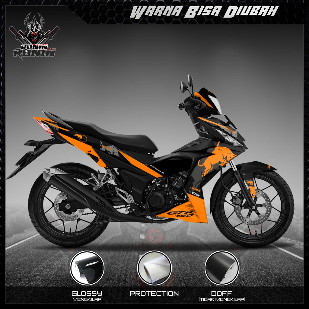 Sticker Decal FULL BODY Supra GTR Motif RDB Oranye