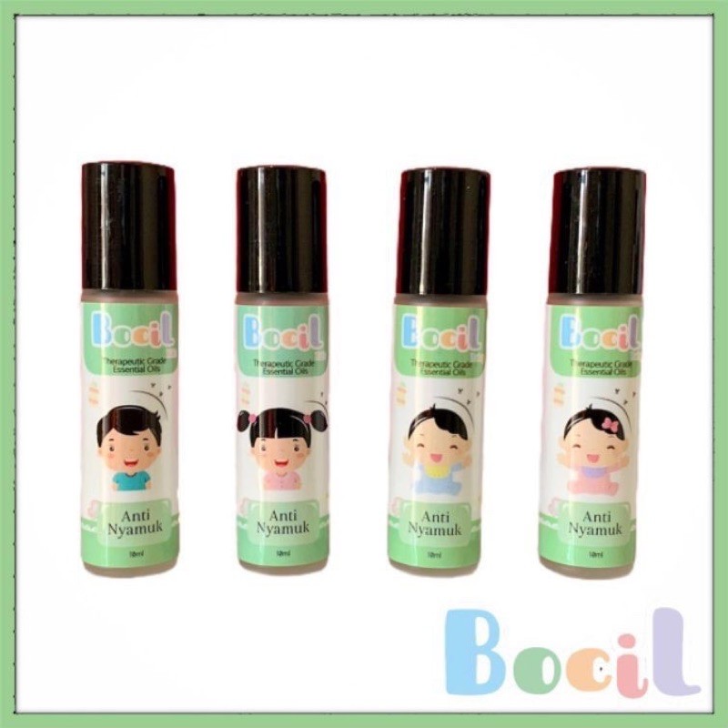 BOCIL HERBAL TIPE ANTI NYAMUK / THERAPEUTIC GRADE ESSENTIAL OILS FOR BABY AND KIDS