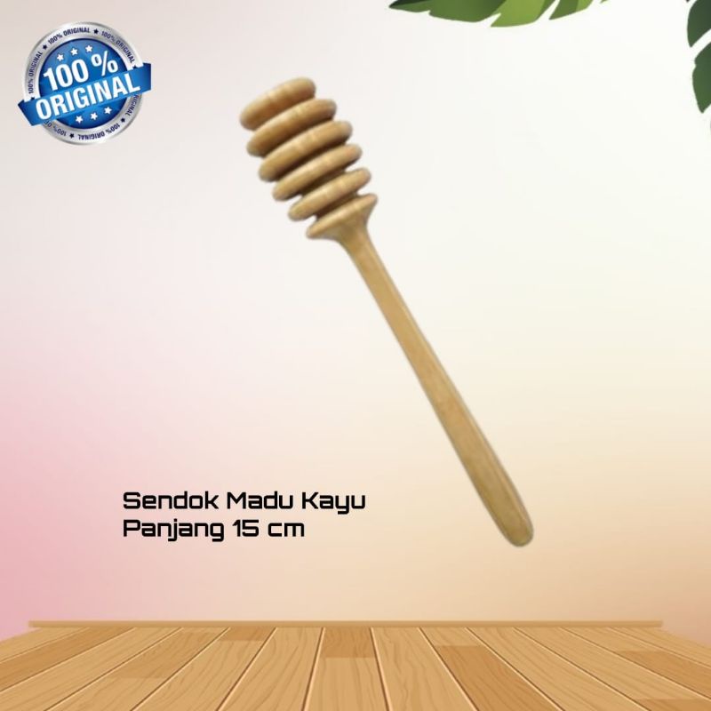 Honey Stick Dipper / Sendok Madu Kayu /Food Grade