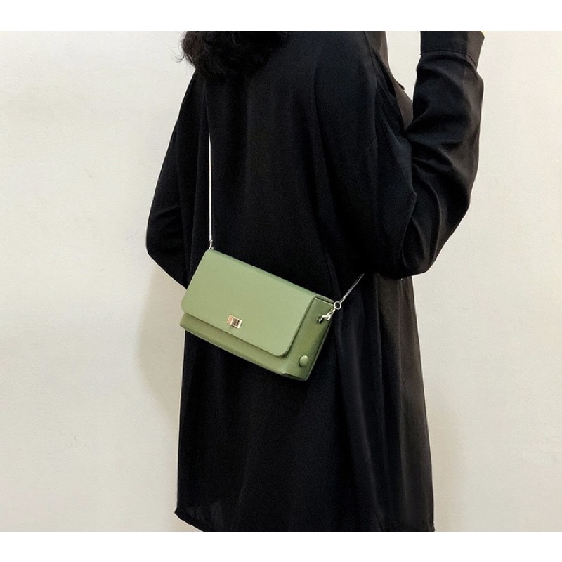 Tas Selempang Kulit Wanita Tas Cewek Slingbag Mini Bag HS 389