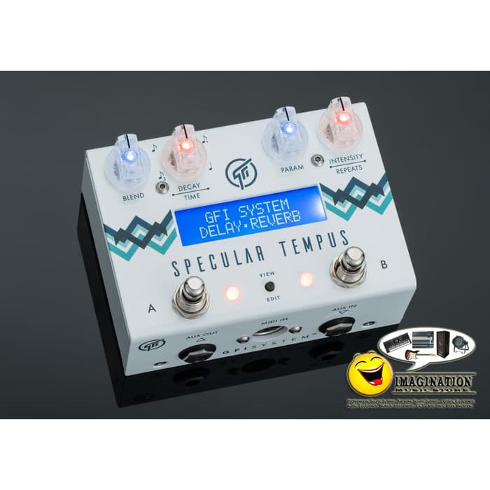 Efek Gitar GFI System Specular Tempus Reverb & Delay Original
