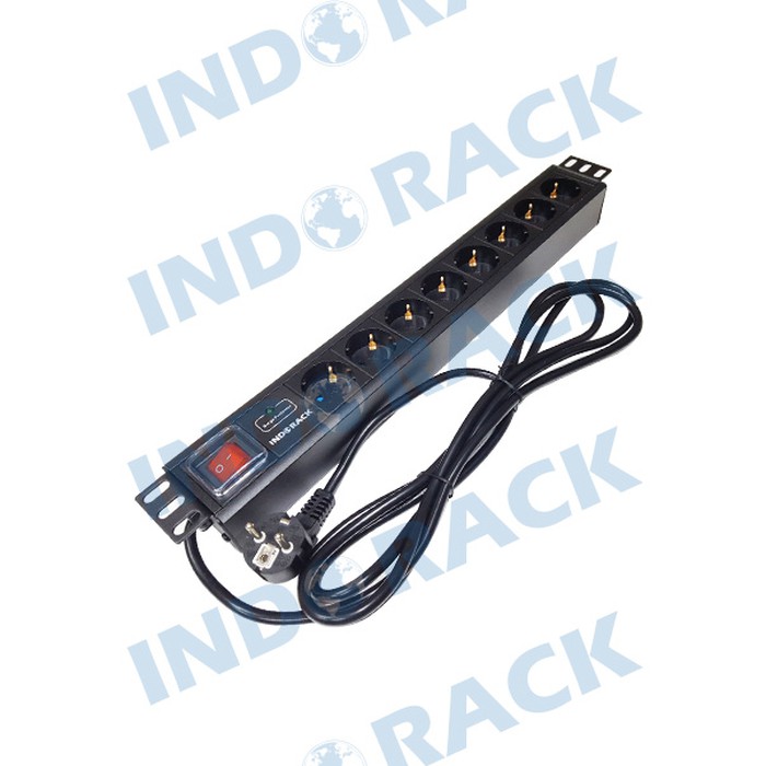 Indorack Aksesoris Power Distribution Unit 8 Outlet