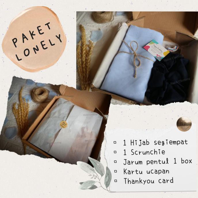 

FALSH SALE HAMPERS HIJAB TERMURAH GIFT BOX KADO WISUDA ULANGTAHUN WEDDING - PAKET LONELY