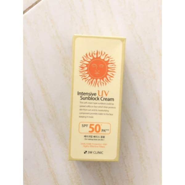 sunscreen 3w clinic