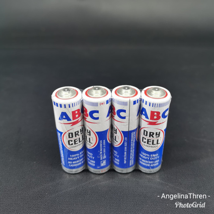 Baterai ABC per Pcs / baterai jam dinding ABC ORIGINAL
