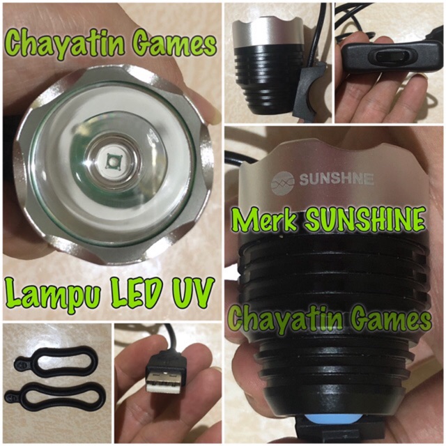 LAMPU UV LED / Alat Pengering Lem UV OCA LOCA Model Soket USB SUNSHINE