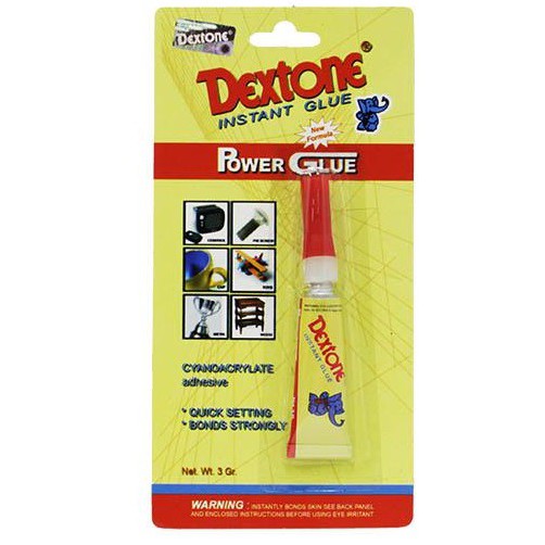 

Lem Dextone Power Glue 3 gram Lem Instan Kayu Besi Serbaguna