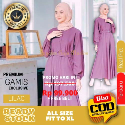 Baju Muslim Gamis Wanita Dewasa 2021 Gamis Remaja Terbaru 2021 Gamis Casul Gamis Kondangan Gamis Jal