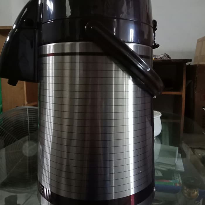 Termos air panas SIGMA 2,5 liter stainless. TERMOS POMPA