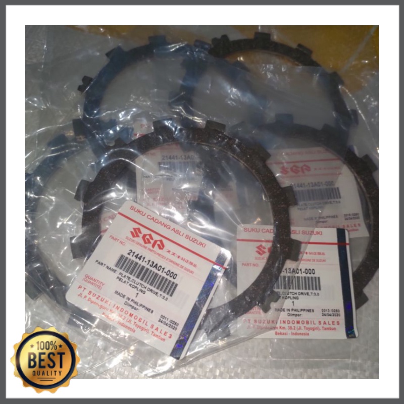 Kampas Kopling Rgr Besi Plat Totol PNP Satria Fu Original Sgp 21441-13A01-000 Harga Satuan