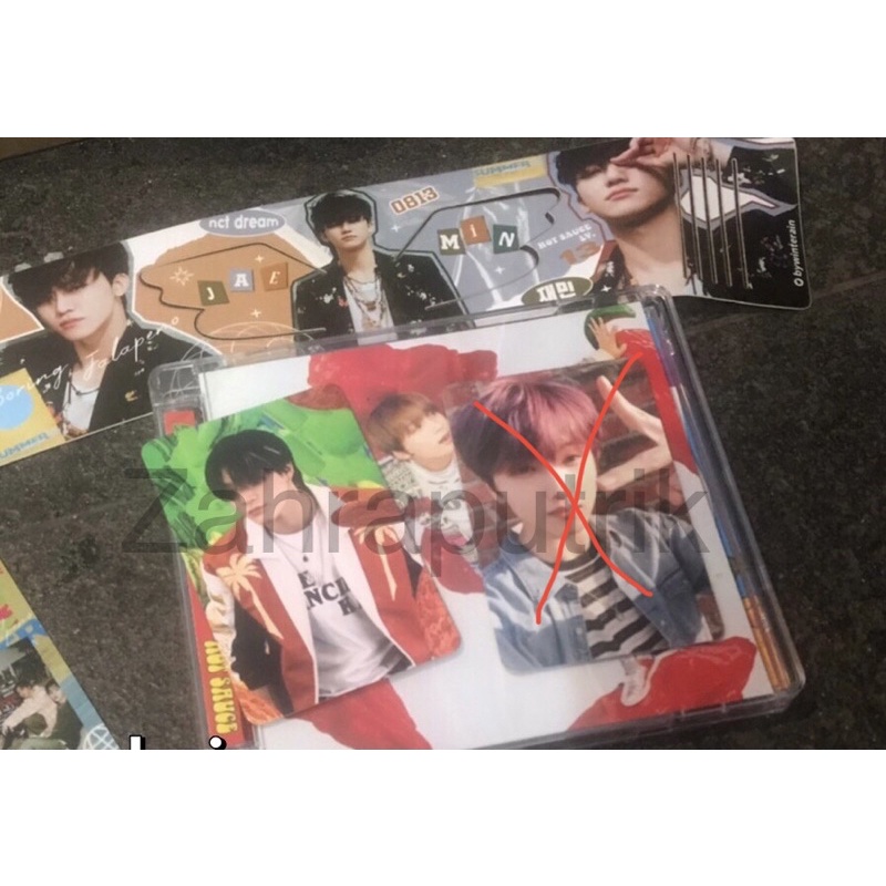 album jewel hot sauce haechan cover pc photocard jeno ar clip