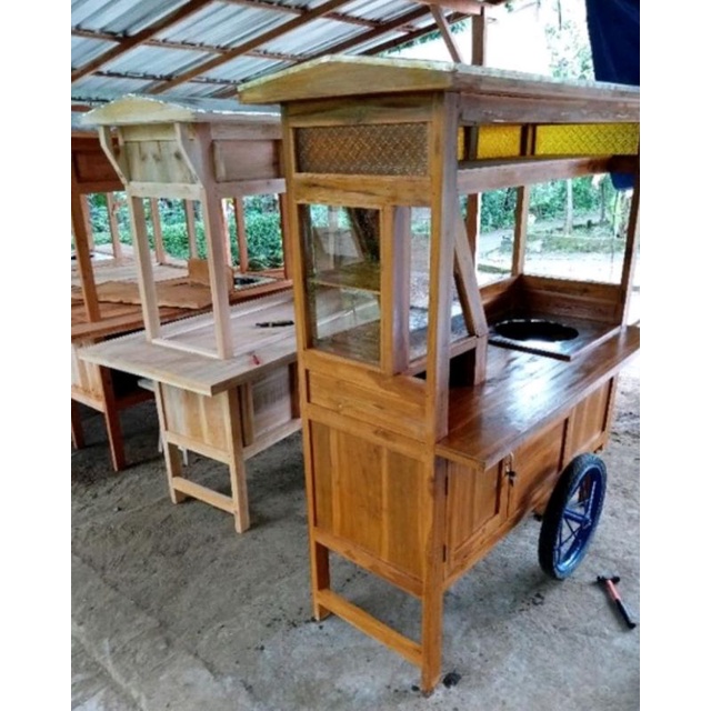 Gerobak Soto Lamongan / Gerobak Soto Ayam Kayu Mahoni