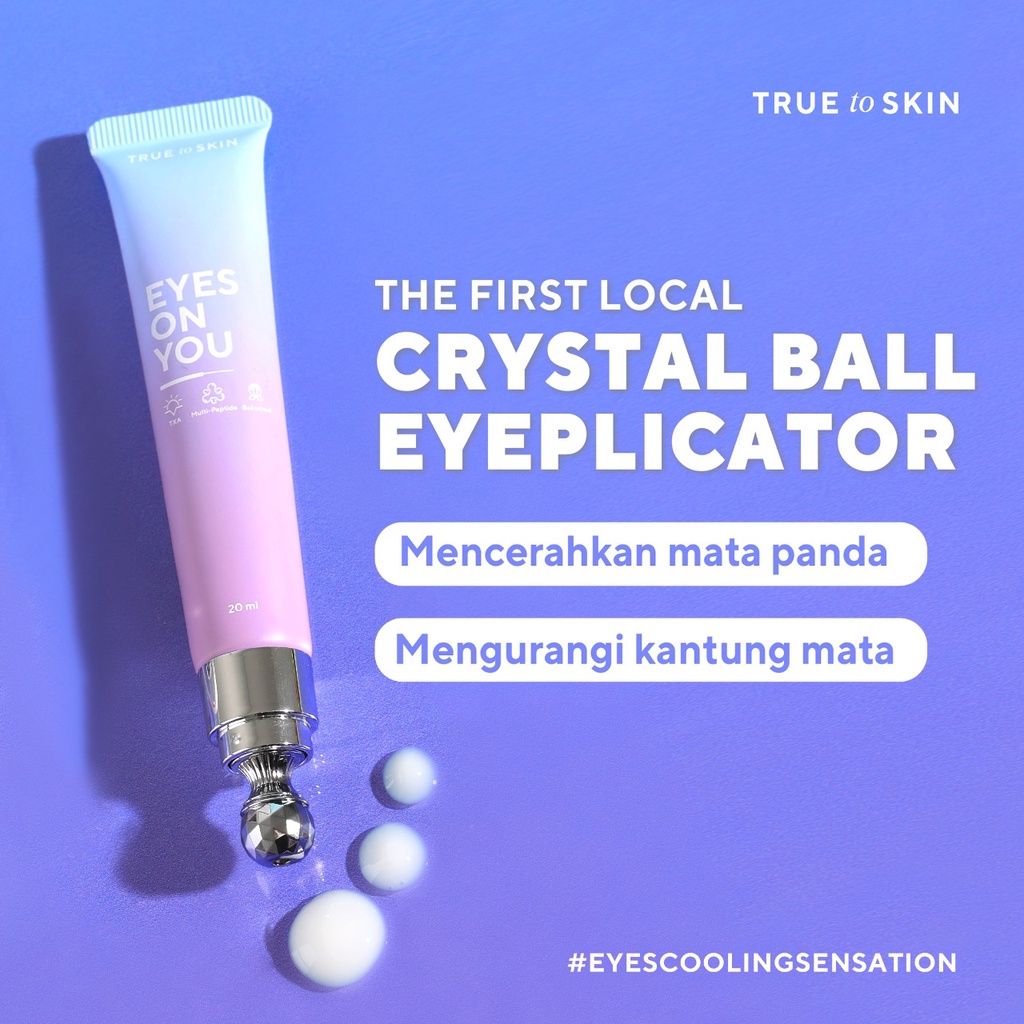 Jual True to Skin Eyes on You (Eye Cream Gel Crystal Ball Stainless