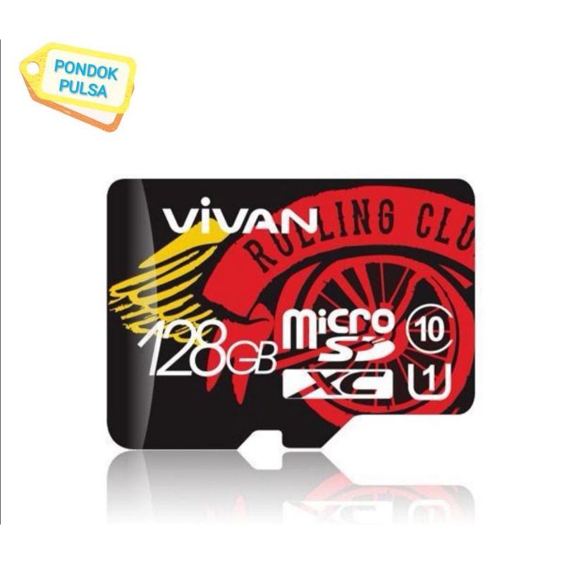 Memory Card VIVAN 128GB Class 10 Micro SD TF Card