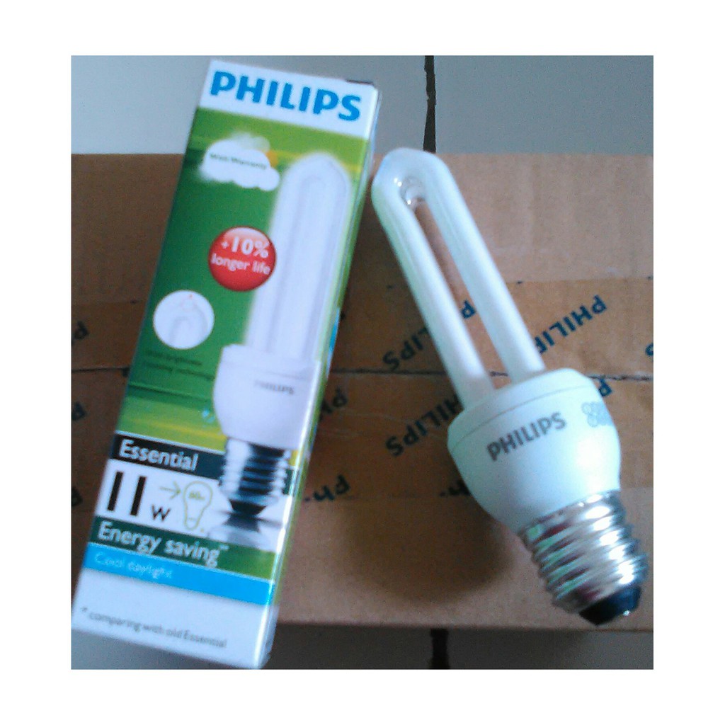 PHILIPS Lampu Essential 11W 11watt 11 watt