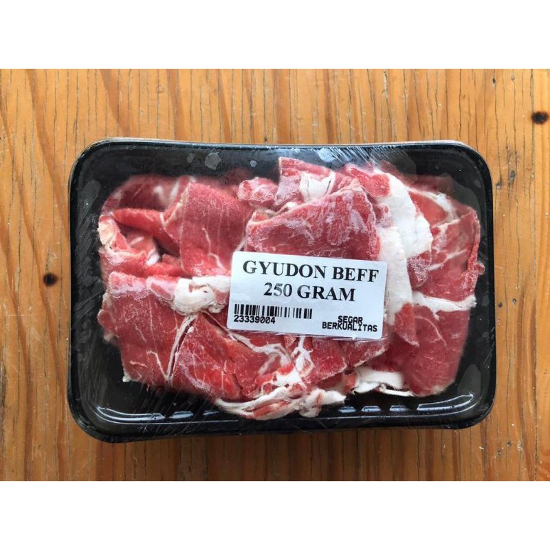 

Gyudon Beef Gyudon Beef Slice Daging Segar Daging BBQ Daging Premium Juice