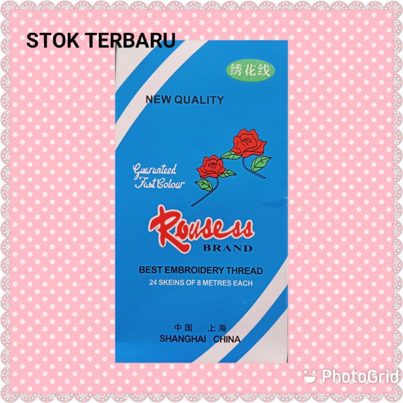 Benang Sulam Rose / Golden Star Polos Kode Kolom 11