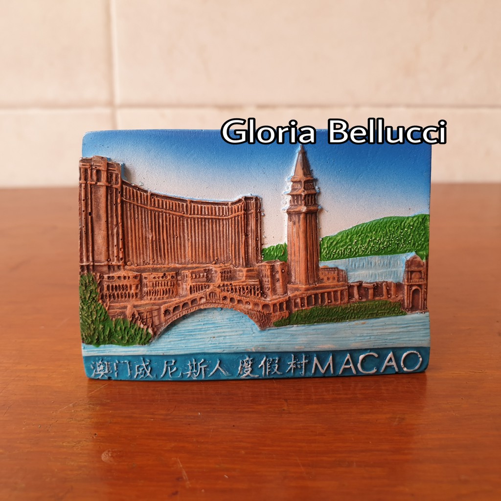 tempelan magnet kulkas macau souvenir macao negara china
