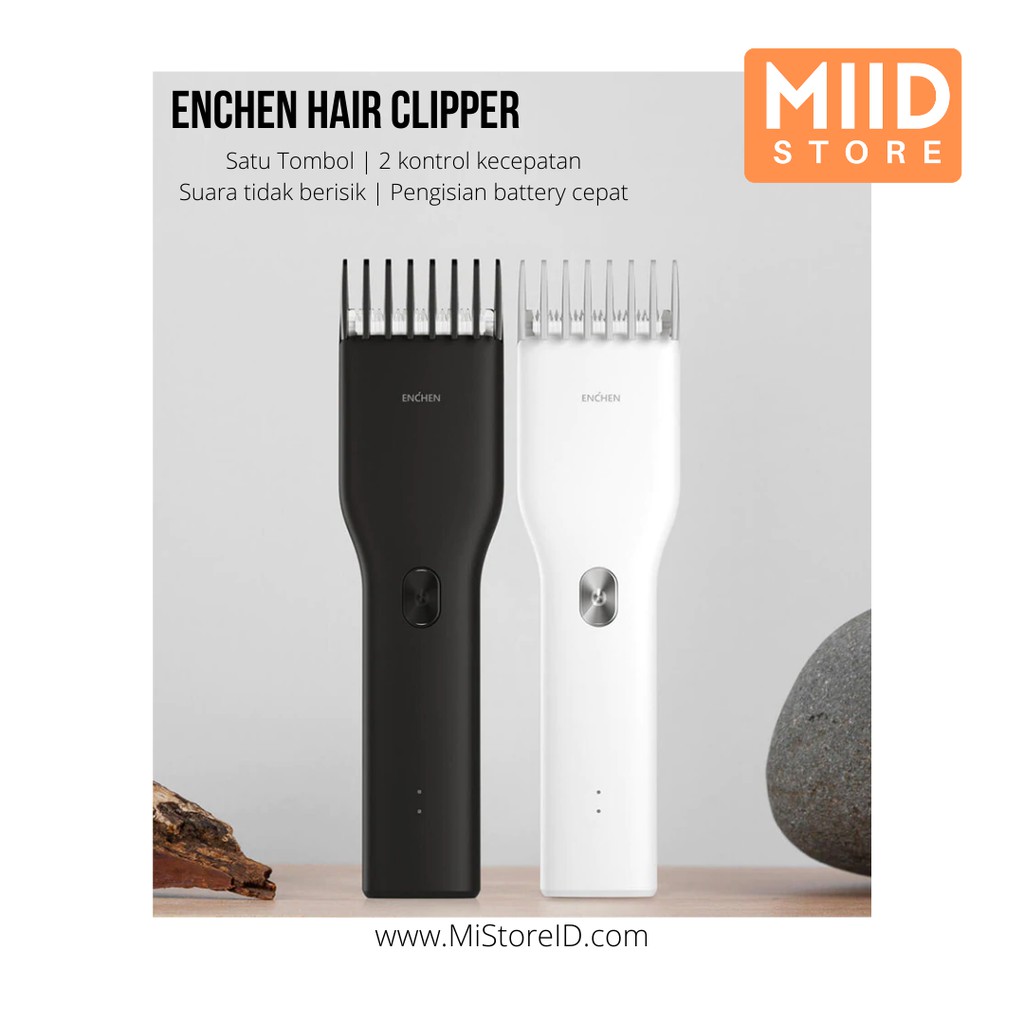 Enchen Boost Hair Clipper - Hitam