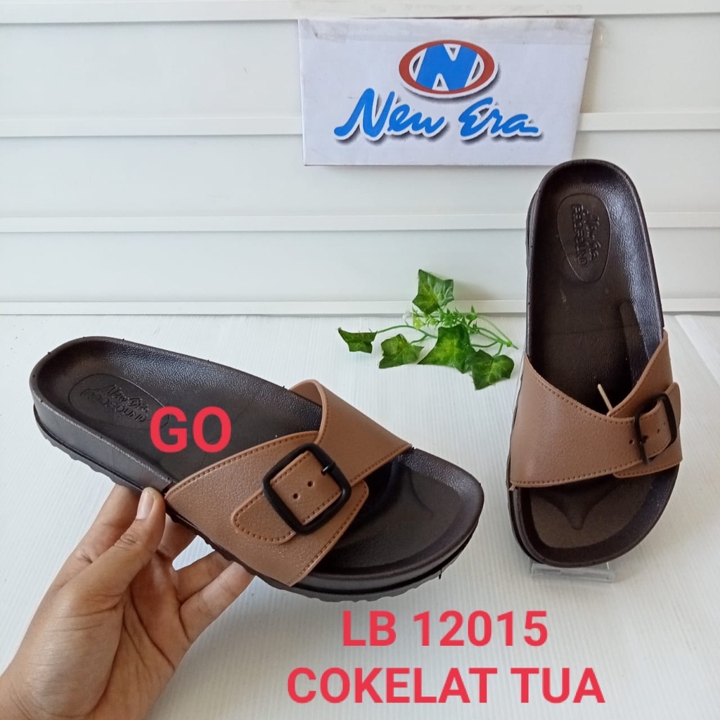 gos NEW ERA LB 12015 B &amp; LB E 12040 Sandal Karet  Wanita Slop  Size 37-40