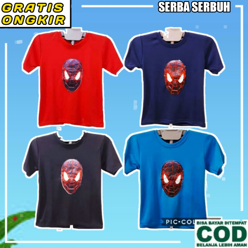 baju anak superhero baju kaos anak baju superhero atasan anak laki laki kaos anak cowo KE3