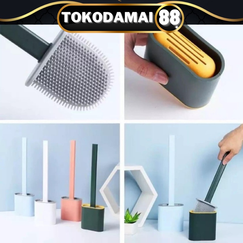 Sikat Pembersih Toilet Silikon /Brush Toilet Silicone: Sikat WC Silikon