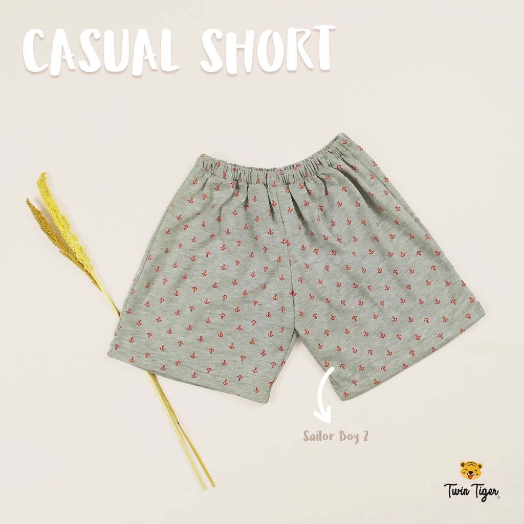 Twin Tiger Casual Short Celana Pendek Kolor Anak 0 - 6 Tahun