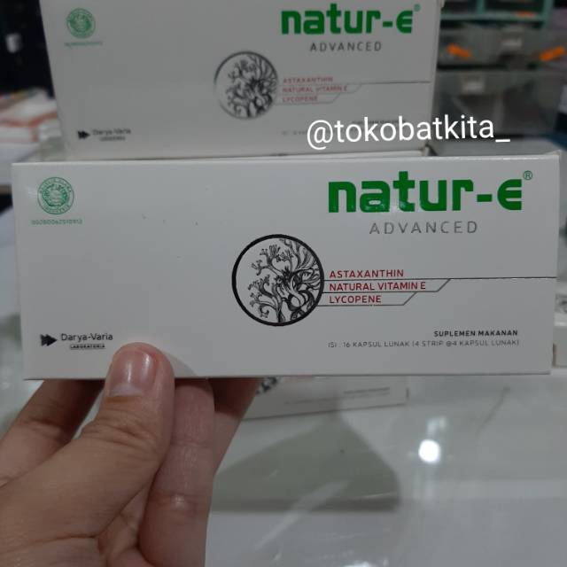 Vit E Natur E Advanced Isi 16 Kapsul Vitamin E Kulit Cerah Kencang Bebas Flek Hitam Kerutan Indonesia