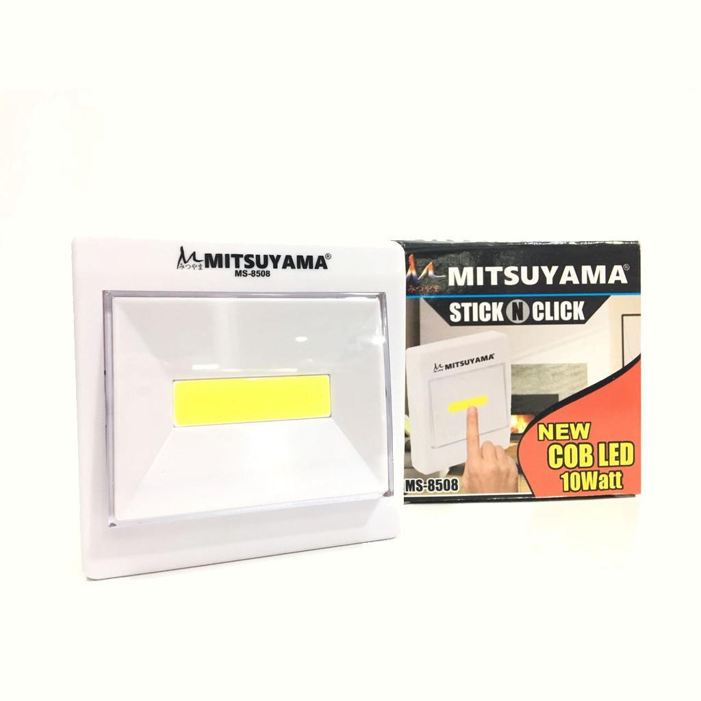 Stick 'n Click COB Mitsuyama MS-8508 | Touch Lamp Lampu Tempel Emergency LED