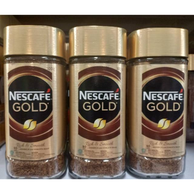 Nescafe gold rich &amp; smooth 100gr