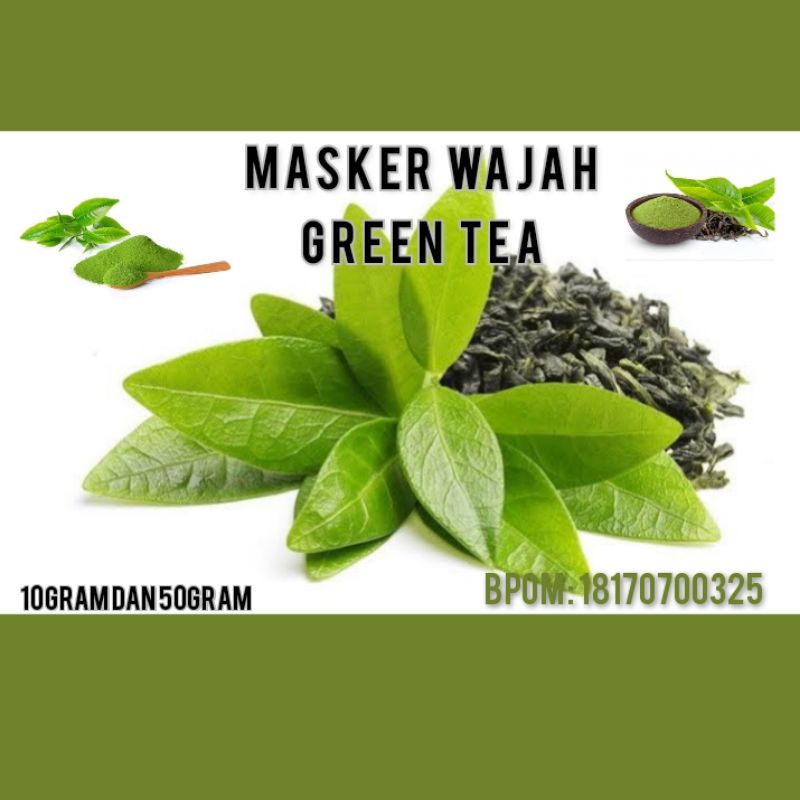 MASKER WAJAH GREENTEA 10GRAM BPOM