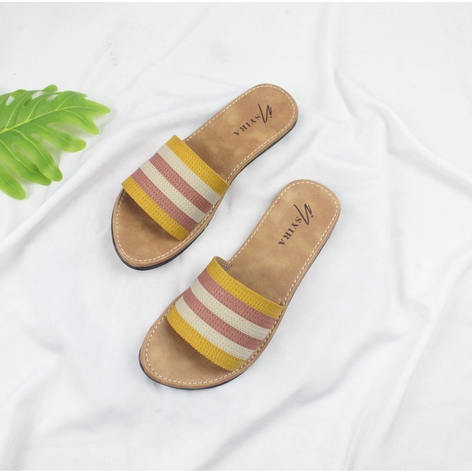 Insyira - Sandal Wanita Renata / Sandal Selop Wanita Non Slip / Sandal Rajut