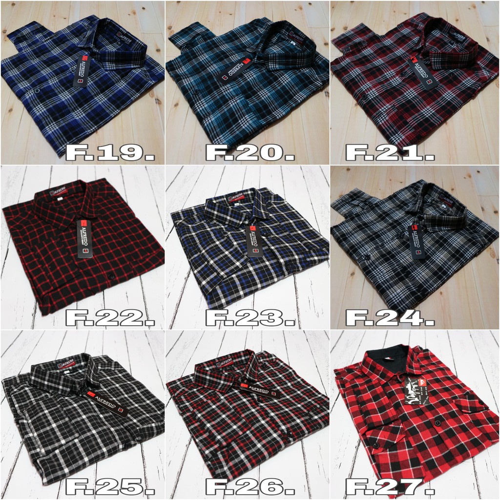 Kemeja flanel pria lengan panjang premium grosir flanel murmer