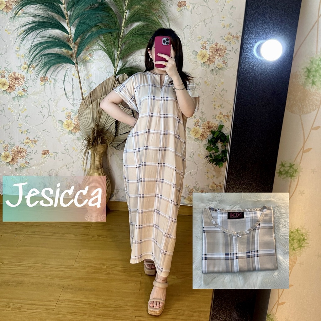 PART1 NCDY HOMEWEAR DASTER PANJANG SEMATA KAKI LD 130cm BUSUI FRIENDLY JUMBO-Jessica