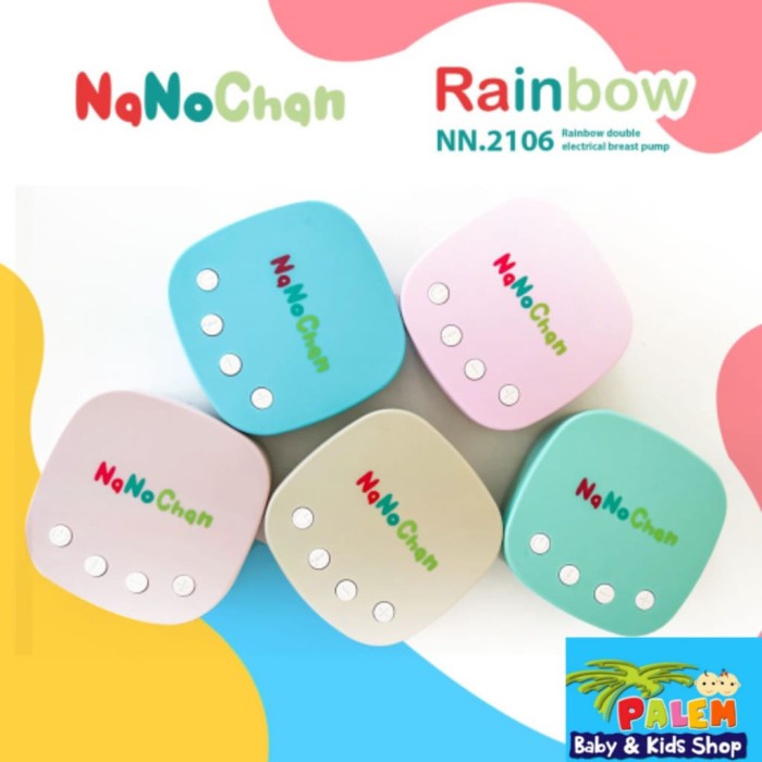 Little Giant Nano Chan Rainbow Double Electrical Breastpump/Pompa asi