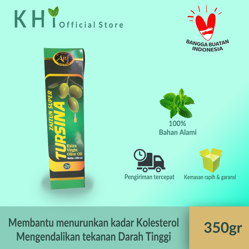 

Minyak Zaitun TURSINA Extra Virgin Olive Oil 350ml