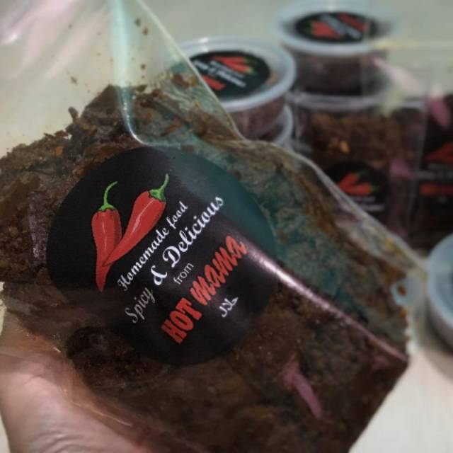 

Rendang basah/kering ️Hot Mama️ 500gr/setengah kg.