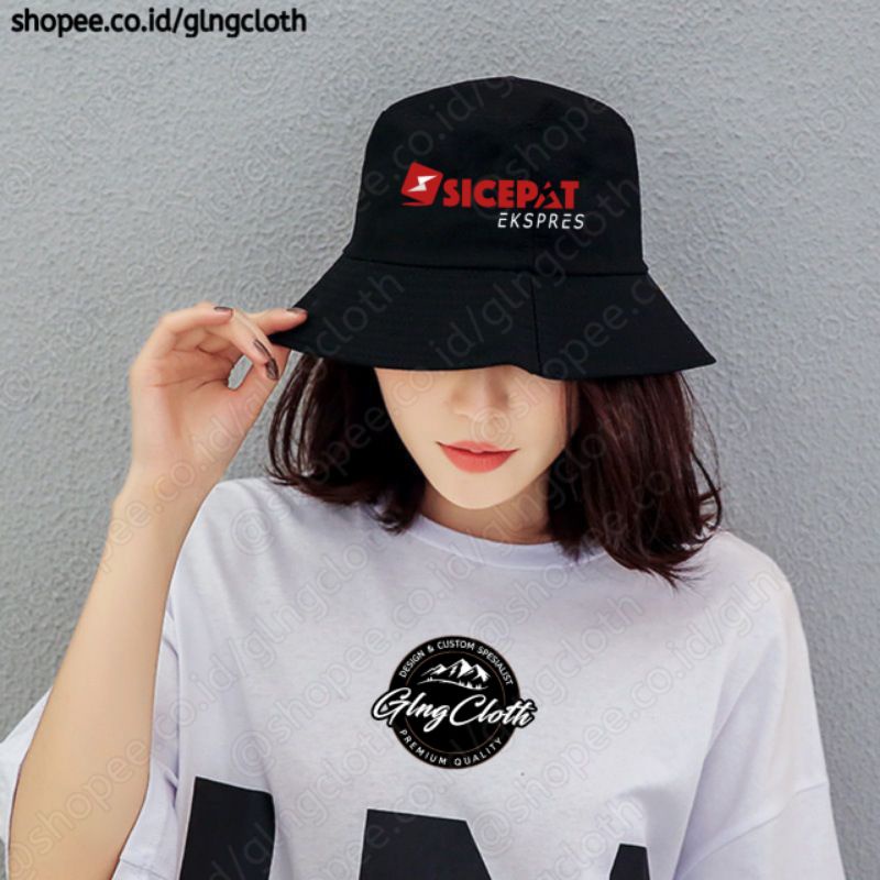 Topi Sicepat Bucket - Bucket Hat Sicepat Ekspres
